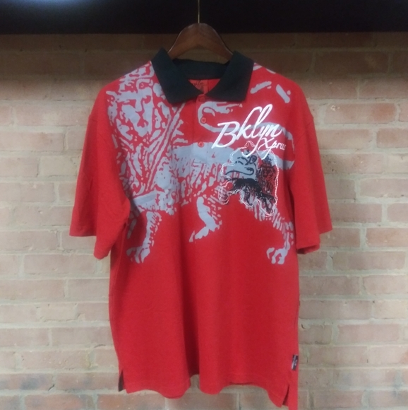 Brooklyn X | Men's Polo Graphic S/S Shirt - Picture 1 of 6